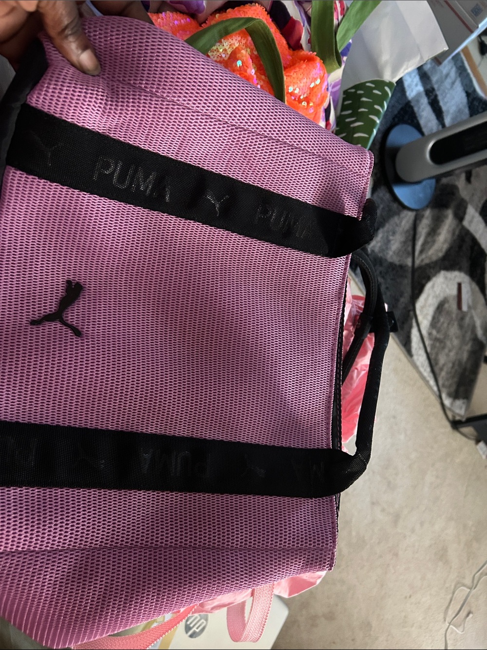 Puma Evercat Up & Comer Tote pink purple